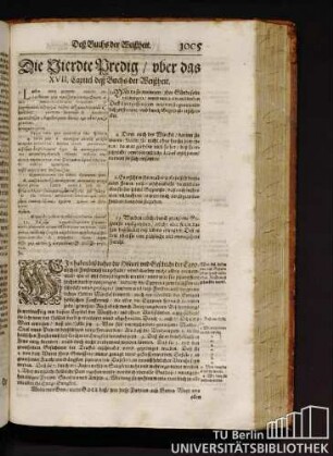 Die Vierdte Predig / uber das XVII. Capitel deß Buchs der Weißheit.