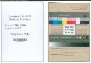 Entnazifizierung Willy Stalljohann , geb. 21.06.1902 (Landwirt)