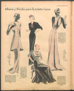 Albene y Rhodia para la toilette lujosa [Dibujos]