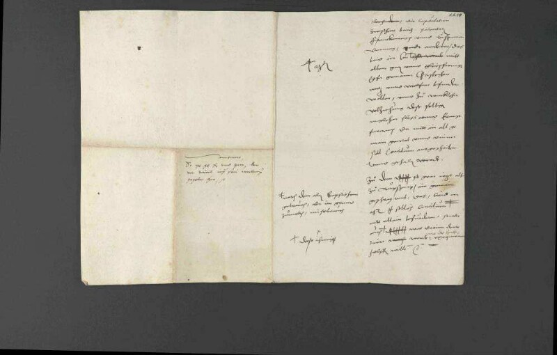 Absendung von Gesandten König Heinrichs II. von Frankreich an Herzog Christoph von Württemberg.