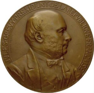 Medaille auf Jules Grevy
