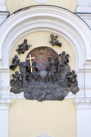 Katholische Kirche der Heiligen Dreifaltigkeit und Mariä Himmelfahrt, Priwitz, Slowakei