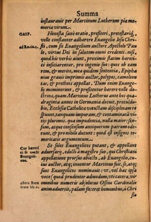Dispvtationes Adversvs Protestationem Triginta Qvattvor Haereticorvm Avgvstanae Confessionis