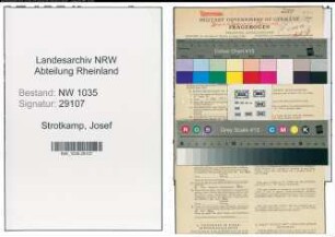 Entnazifizierung Josef Strotkamp , geb. 14.01.1892 (Steiger)