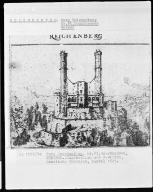 Hessische Chronica: Burg Reichenberg