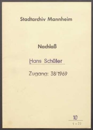 Bewerbung und Wahl zum Intendanten der Städtischen Bühnen Lübeck