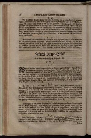Zehntes Haupt-Stück. Von der musicalischen Schreib-Art.