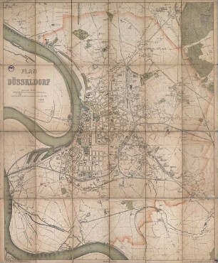 Plan von Düsseldorf