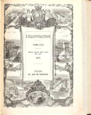 L' illustration : journal universel. 71. 1878 = Jan. - Juni