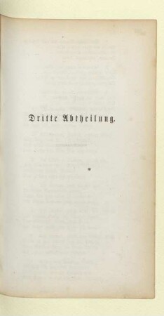 Dritte Abtheilung