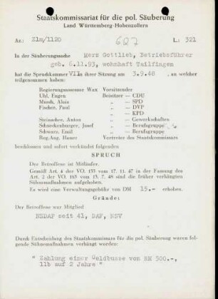 Merz, Gottlieb