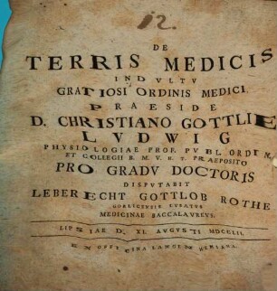 De Terris Medicis