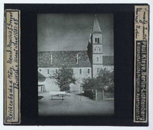 Klosterreichenbach, Kloster Reichenbach : Außenansicht von S, Chorwinkeltürme
