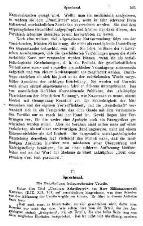 521-527, II. Sprechsaal