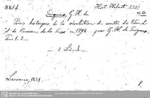 Historia Helvetiae 2351
