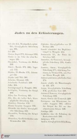 Jndex zu den Erläuterungen