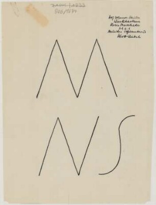Winkhausen (Kreis Meschede): Hof Schulte Volmers. Schriftzeichen (Detailansicht)