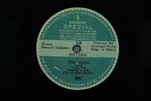 Don Carlos : Posas Tod; Monolog u. Arie "Ja, ich muss büssen" / Verdi