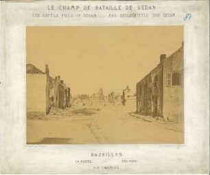 Ruinen in Bazeilles 1870