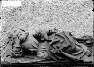 Veringenstadt Peterskapelle (Burgkapelle) Ölbergszene - der schlafende Petrus