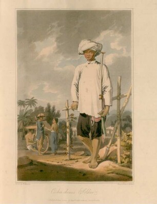 Cochin-Chinese soldier