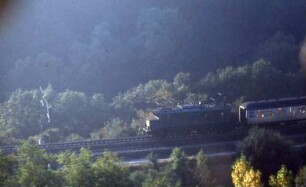 Höfingen Lok 144 153 Nahverkehrszug WeilderStadt-S Bnb-Wagen