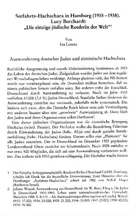 Auswanderung deutscher Juden und zionistische Hachschara