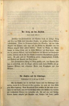Kleine Beiträge zur deutschen Mythologie, Sitten- und Heimathskunde : in Sagen und Gebräuchen aus Thüringen, 1. Sagen aus Thüringen