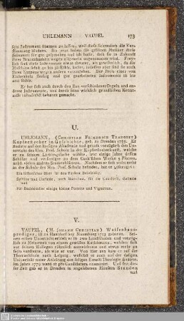 Uhlemann, Christian Friedrich Traugott