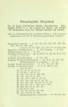 Chronologisches Verzeichniß