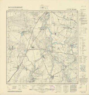 2257 (alte Nr.: 868) Gr. Sabow, Topographische Karte 1:25000 (4cm - Karte)