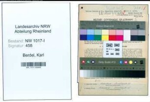 Entnazifizierung Karl Berdel , geb. 01.10.1901 (Werkmeister)