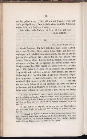 10. (Cleve, den 15. August 1826.)