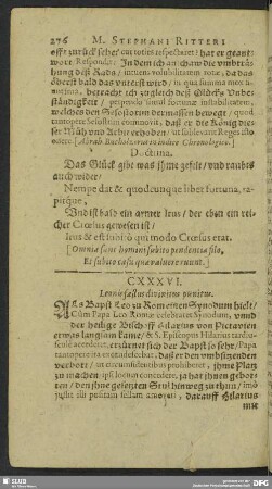 CXXXVI. Leonis fastus divinitus punitus