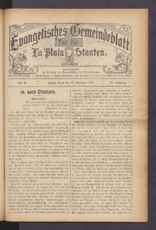 N°. 40. 29. September 1915
