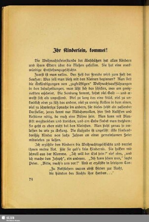 Ihr Kinderlein, kommet!