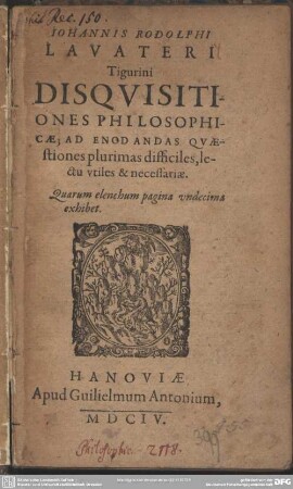 Disquisitiones philosophiae