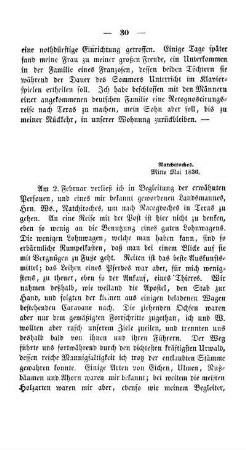 Erstes Unterkommen meiner Frau.