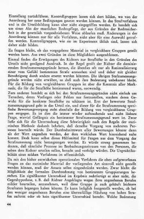 Methodologische Erörterungen