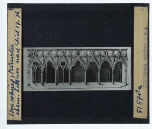 Straßburg, Münster : Lettner, Stich