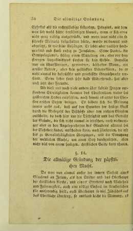 14. Die allmälige Gründung der päpstlichen Macht