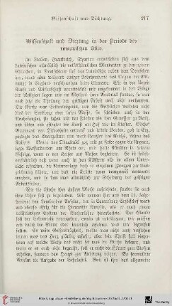 Wissenschaft und Dichtung in der Periode des romanischen Stils