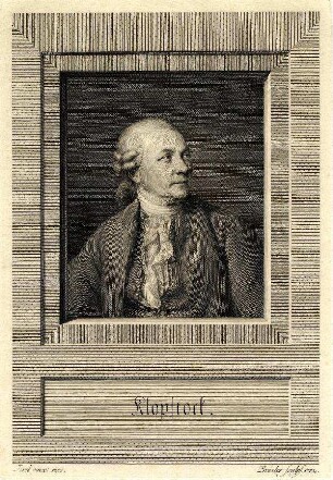 Bildnis von Friedrich Gottlieb Klopstock (1724-1803)