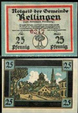 Rellingen 25 Pfennig
