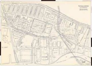 Gartenanlage Wasserwerk, Berlin-Jungfernheide: Übersichtsplan Siemensstadt, Siemens und Halske AG 1:1000