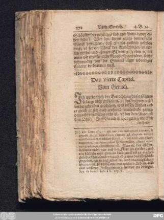 Das vierte Capitel. Vom Geruch.