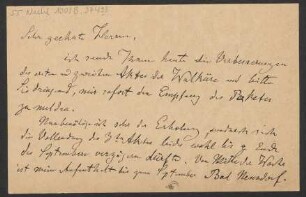 Brief an B. Schott's Söhne : 04.08.1913