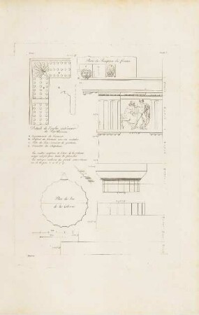 Abb.: Planche 5 Partie du Ramphant du fronton