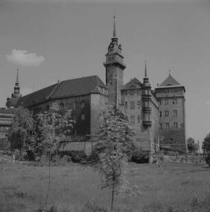 Torgau. Schloss Hartenfels, Ansicht von Süden