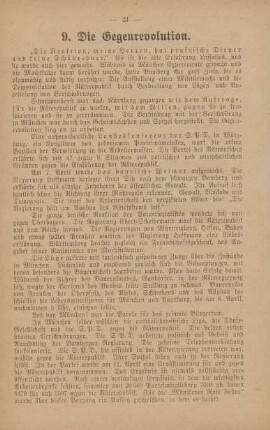 9. Die Gegenrevolution